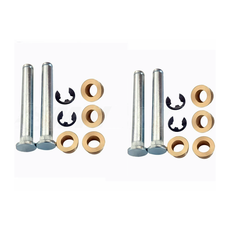 2 Set Front Door Hinge Pin and Bushing Kit 703-270 for Ford Crown Victoria Explorer Ranger Lincoln Continental Mercury Cougar Mountaineer - KUDUPARTS
