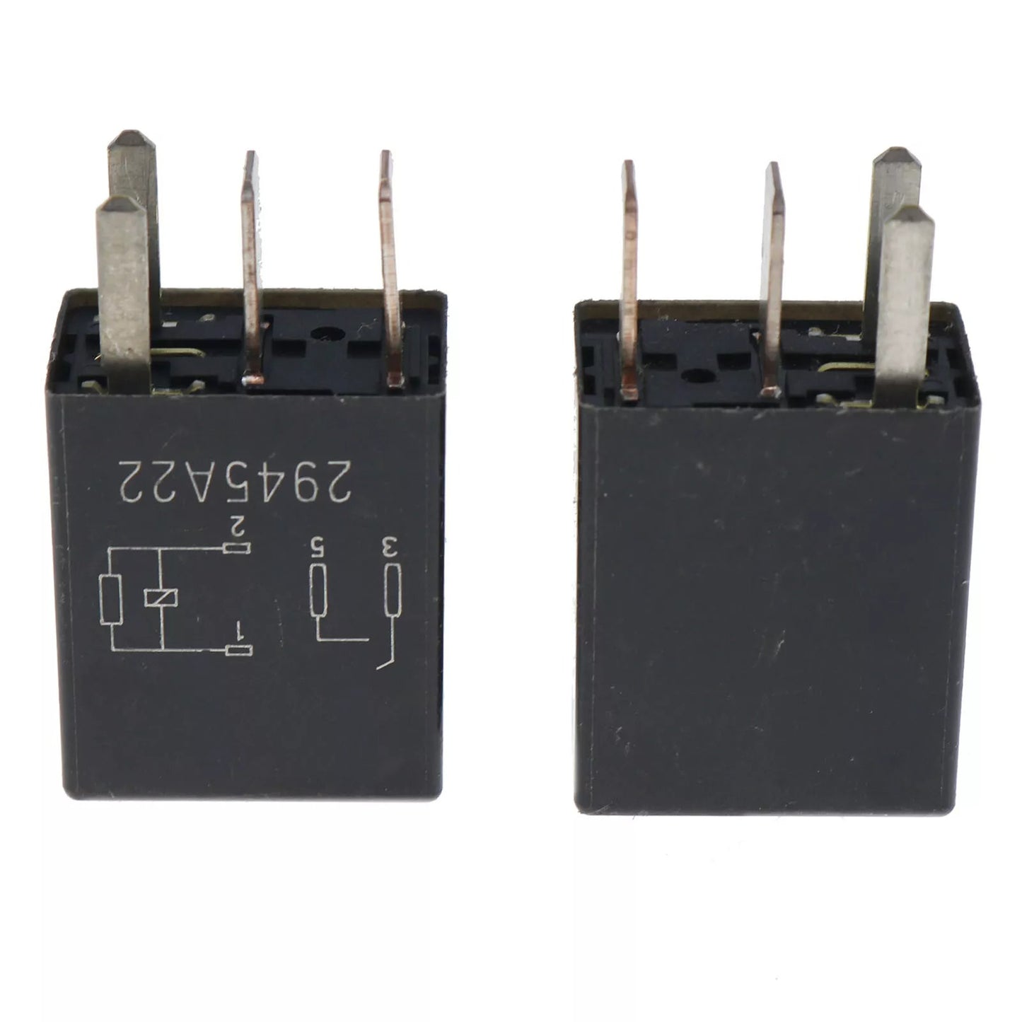 2X 4-PIN Relay Black Multi-Purpose Relay 8T2T-14B192-AA for Fusion F150 F-250 Ship to US