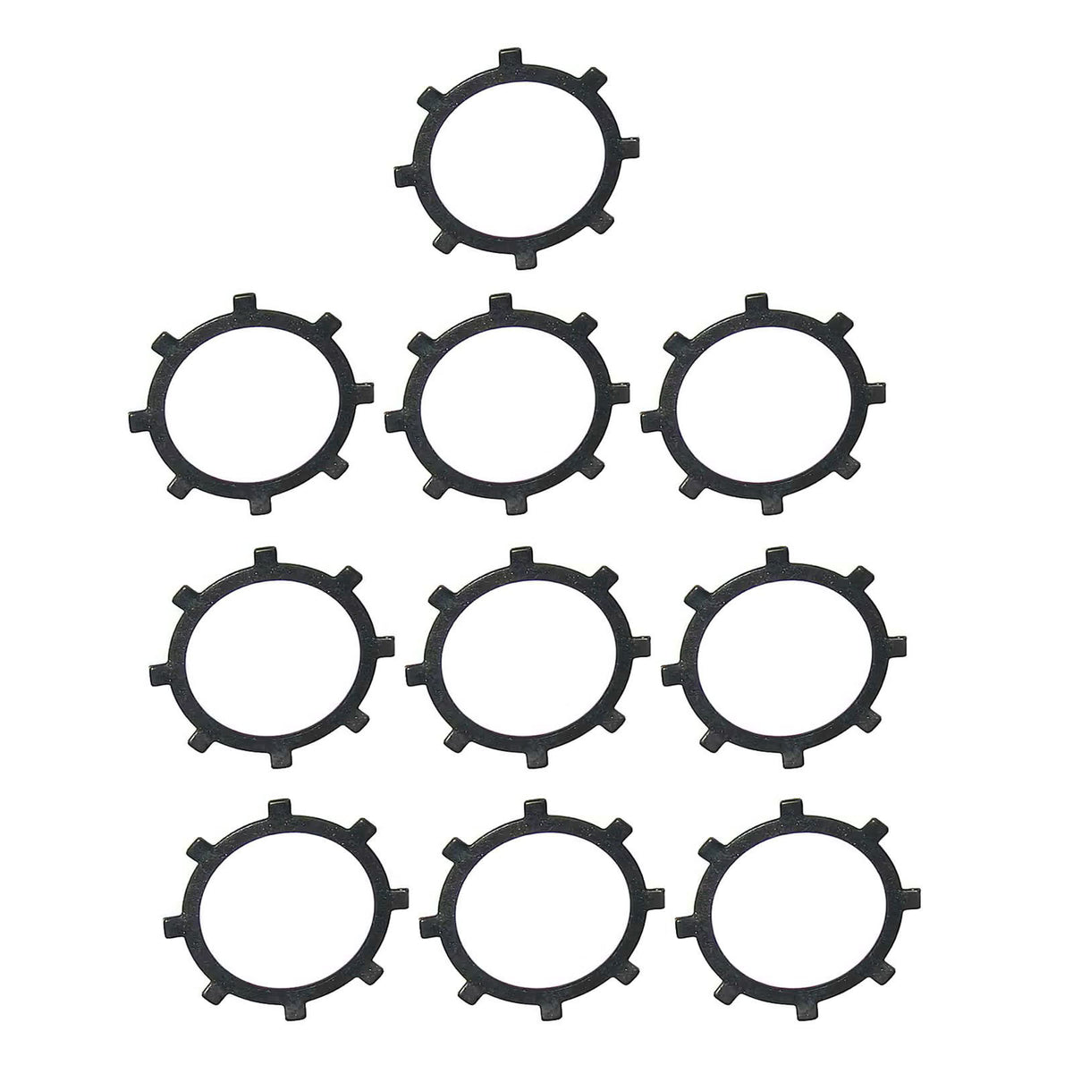 10 Pieces Retaining Ring J904849 for New Holland Dozer D150 DC70 DC100 Tractor T8010 T8020 - KUDUPARTS