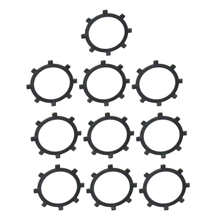 10 Pieces Retaining Ring J904849 for New Holland Dozer D150 DC70 DC100 Tractor T8010 T8020 - KUDUPARTS