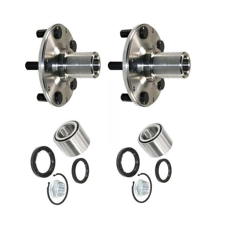 2 Sets Front Wheel Hub and Bearing Kit 513248 930-502 for Subaru Forester Impreza Excludes Legacy - KUDUPARTS