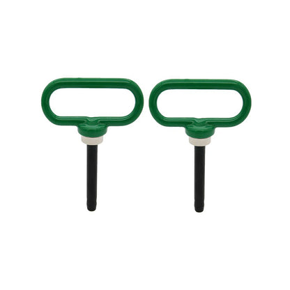 Lot de 2 goupilles d'attelage magnétiques LP63768 pour tondeuses John Deere ZTark Z525E et tracteurs de pelouse