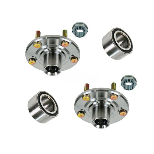 Front Wheel Bearing & Hub Kit BHA53198 for Honda Accord Element Pilot Acura RSX MDX - KUDUPARTS