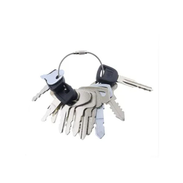12 Pcs Key for Most Kubota Tractor Models B L M BX Equipment - KUDUPARTS