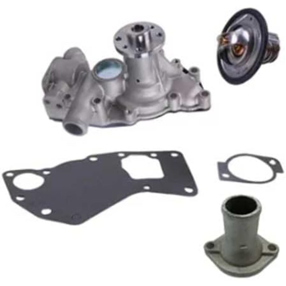 Water Pump 8981262300 With Gasket & Thermostat 8973617700 & Pipe 8971690151 for Isuzu Engine 4LE1 4LE2 Hitachi Excavator ZX70-3 ZX75US-3 ZX75UR-3 ZX80LCK-3 ZX85US-3 ZX85USB-3