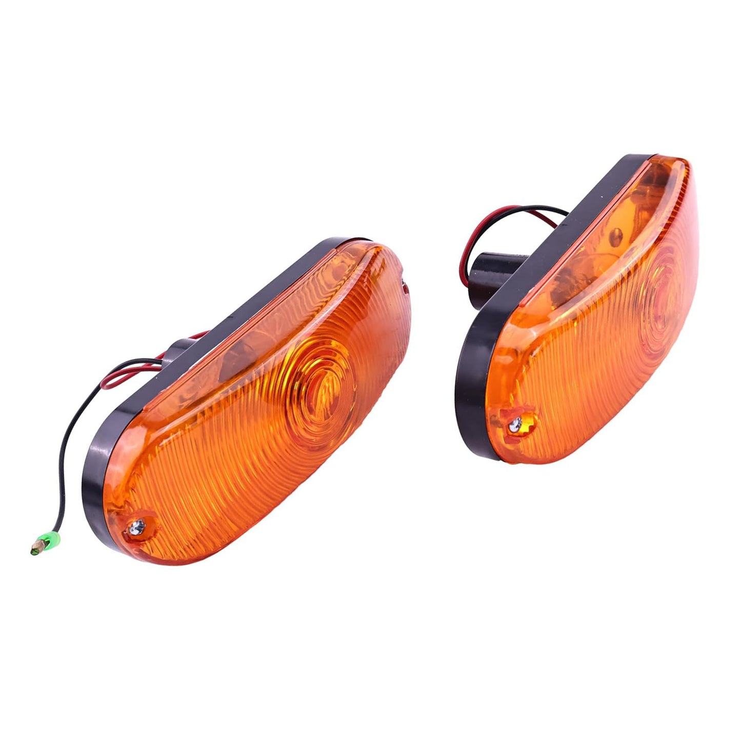 2 luces intermitentes ámbar D135384, conjunto de luz de emergencia para carcasa 580K, 580L, 580M, 580N, 585G, 586H, 586G. Envío a EE. UU.