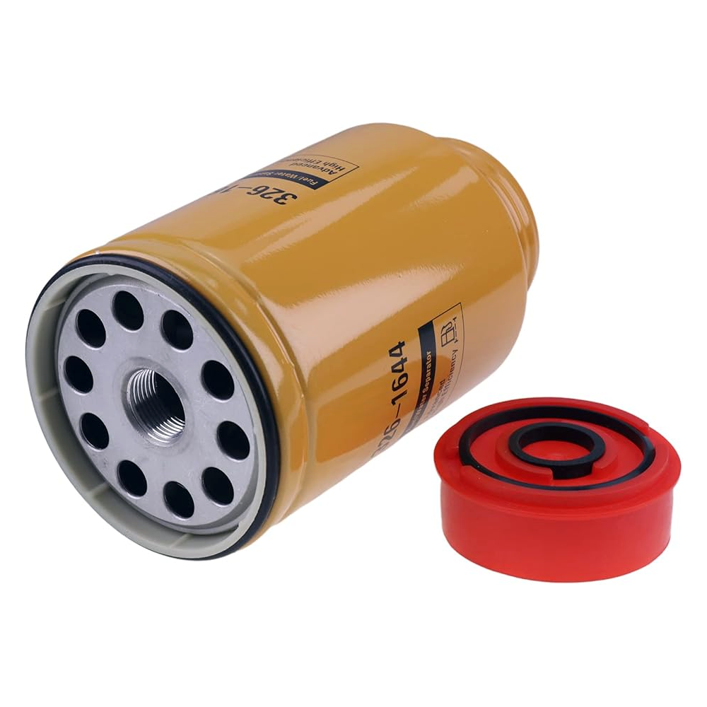 2pcs Electronic Fuel Injection Fuel Filter 1R-0771 326-1643 For Caterpillar Excavator CAT E365 - KUDUPARTS