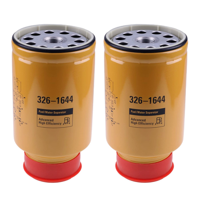 2pcs Electronic Fuel Injection Fuel Filter 1R-0771 326-1643 For Caterpillar Excavator CAT E365 - KUDUPARTS