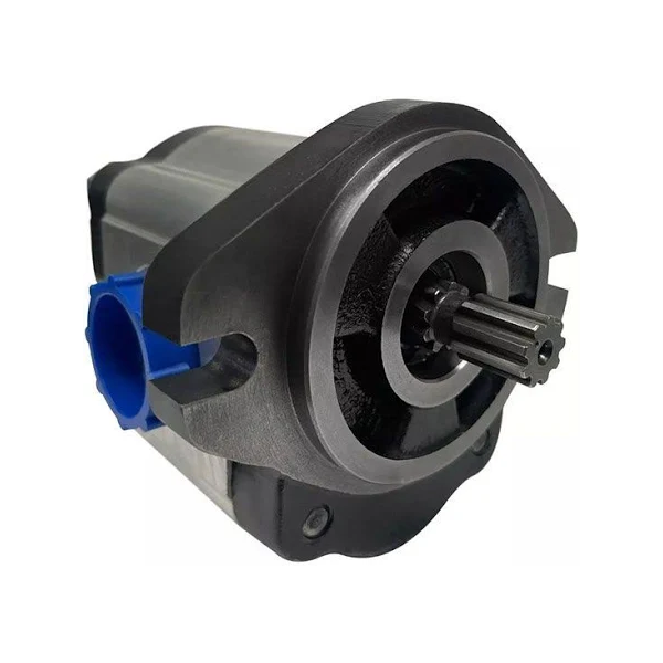 Pompe hydraulique à engrenages CI58K-A02-137L, 3-17 GPM, arbre claveté 5/8", boulons SAE A-2, bride en fonte, filetage antihoraire, pour chargeuse, excavatrice, tracteur et chariot élévateur