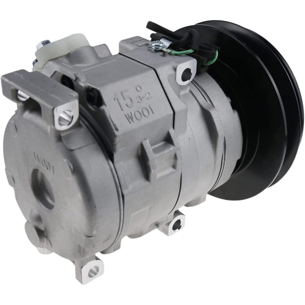 10S15C A/C Compressor 421-07-31220 for Komatsu Bulldozer D85PX-15 D155AX-5 D475A-5 - KUDUPARTS