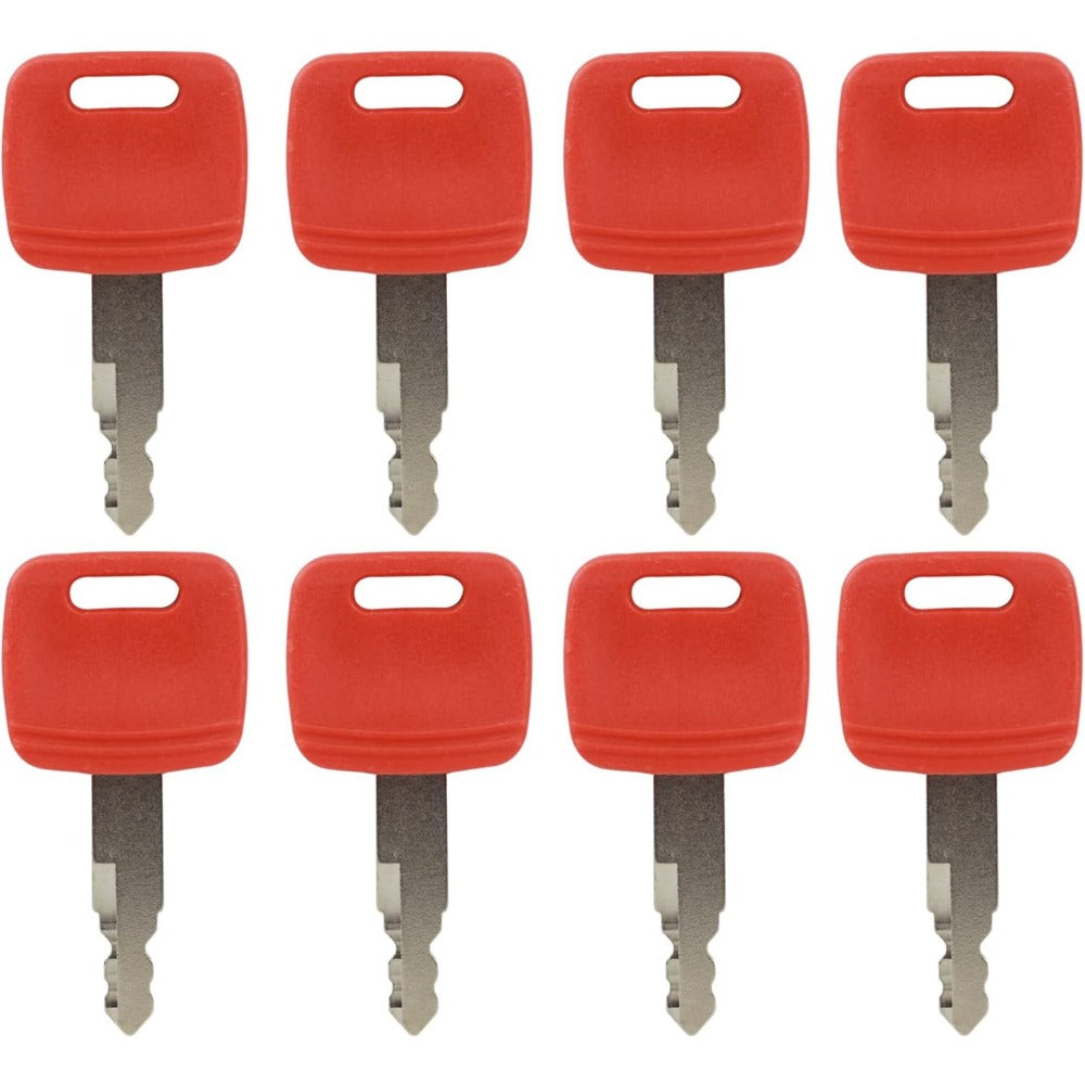 5 Pcs Ignition Start Key H800 for Fiat Hitachi John Deere Excavator CASE Dozer New Holland - KUDUPARTS