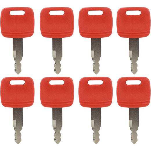 5 Pcs Ignition Start Key H800 for Fiat Hitachi John Deere Excavator CASE Dozer New Holland - KUDUPARTS