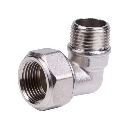 3/4 Tubing x 3/4" Male NPT Maxline 90° Elbow M8088 for Compressed Air Piping
