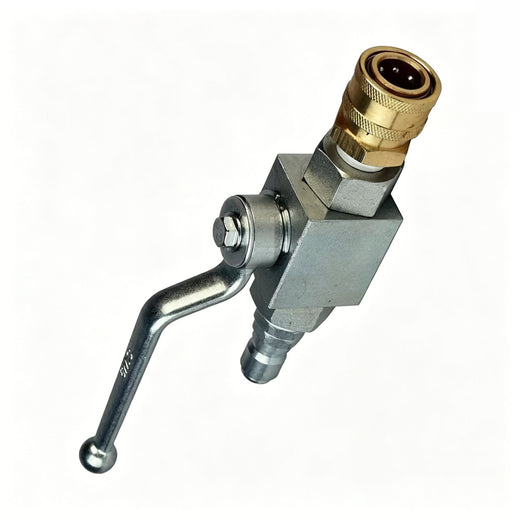 3/8" 7250 PSI High Pressure Steel Ball Valve BKH-38-NPT-1123-QCP for Washer - KUDUPARTS