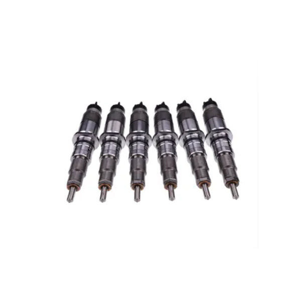 6 PCS Fuel Injector 0445120251 5263314 for Bosch Cummins Engine ISB6.7 QSB6.7 Komatsu Excavator PC200-8 PC220-8 - KUDUPARTS