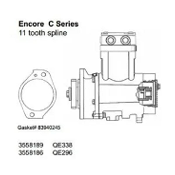 For Cummins C Series Engine Air Brake Compressor 3417958 - KUDUPARTS