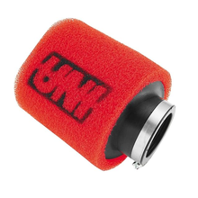 38mm I.D. x 102mm Length 2-Stage Angle Pod Universal Clamp-on Air Filter UP-4152AST for Motorcycle Go-kart Tractor
