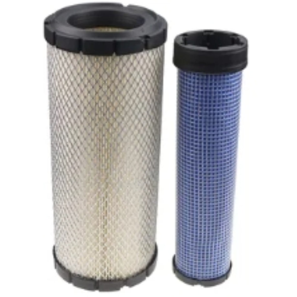 Air Filter Kit 222429A1 222425A1 for New Holland Loader L180 L185 L190 LS180.B LS185.B LS190.B L213 - KUDUPARTS