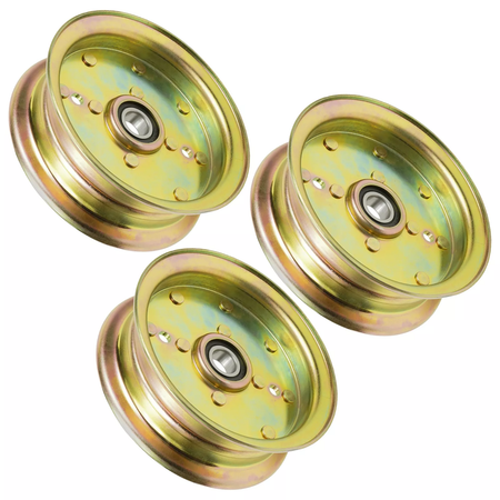 3 Idler Pulleys 1-633109 for Exmark Lazer Z E-Series Toro Z Master Mower - KUDUPARTS