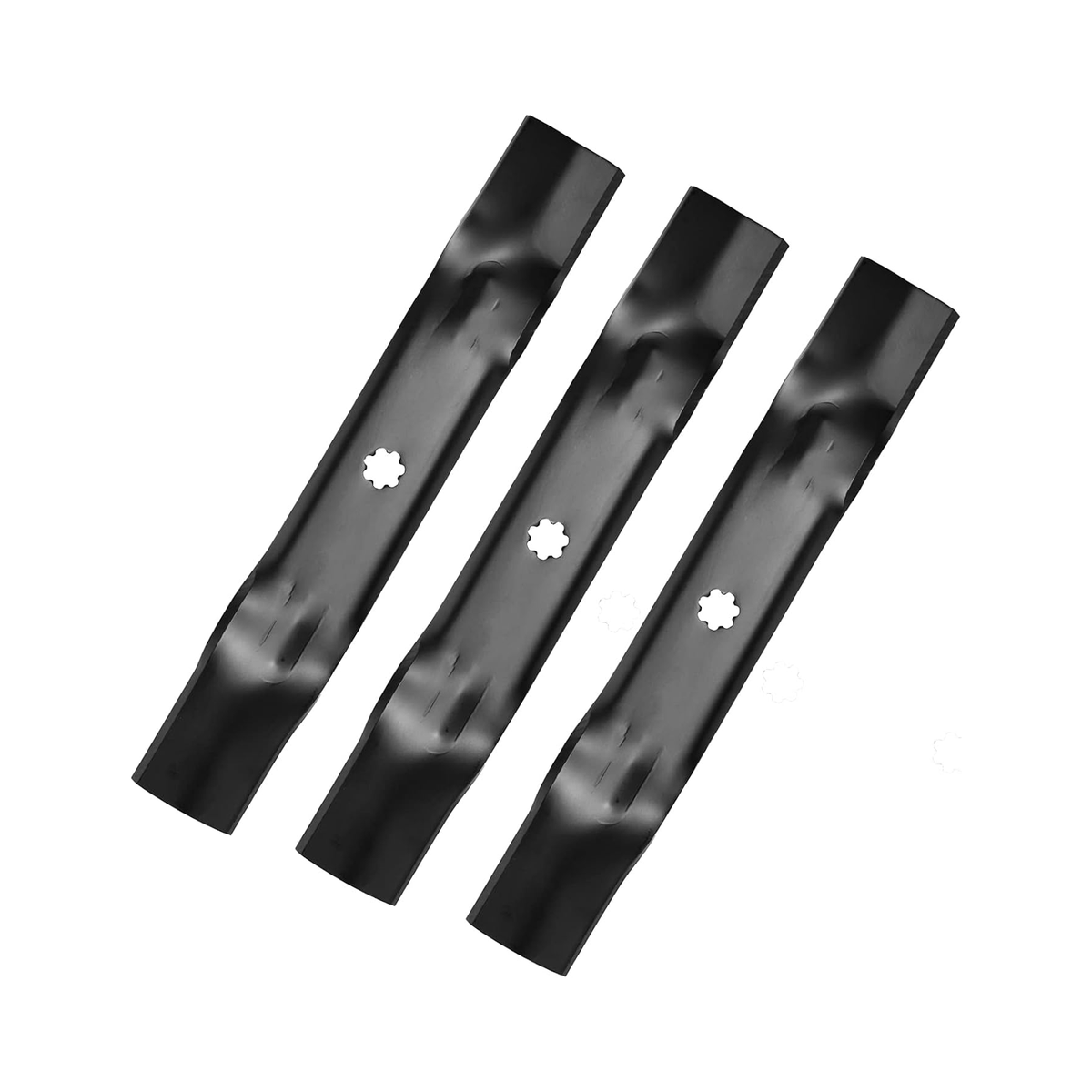 3 PCS Blade GX21784 GY20852 for John Deere Tractor D140 D150 D155 D160 E140 E150 E160 E170 - KUDUPARTS