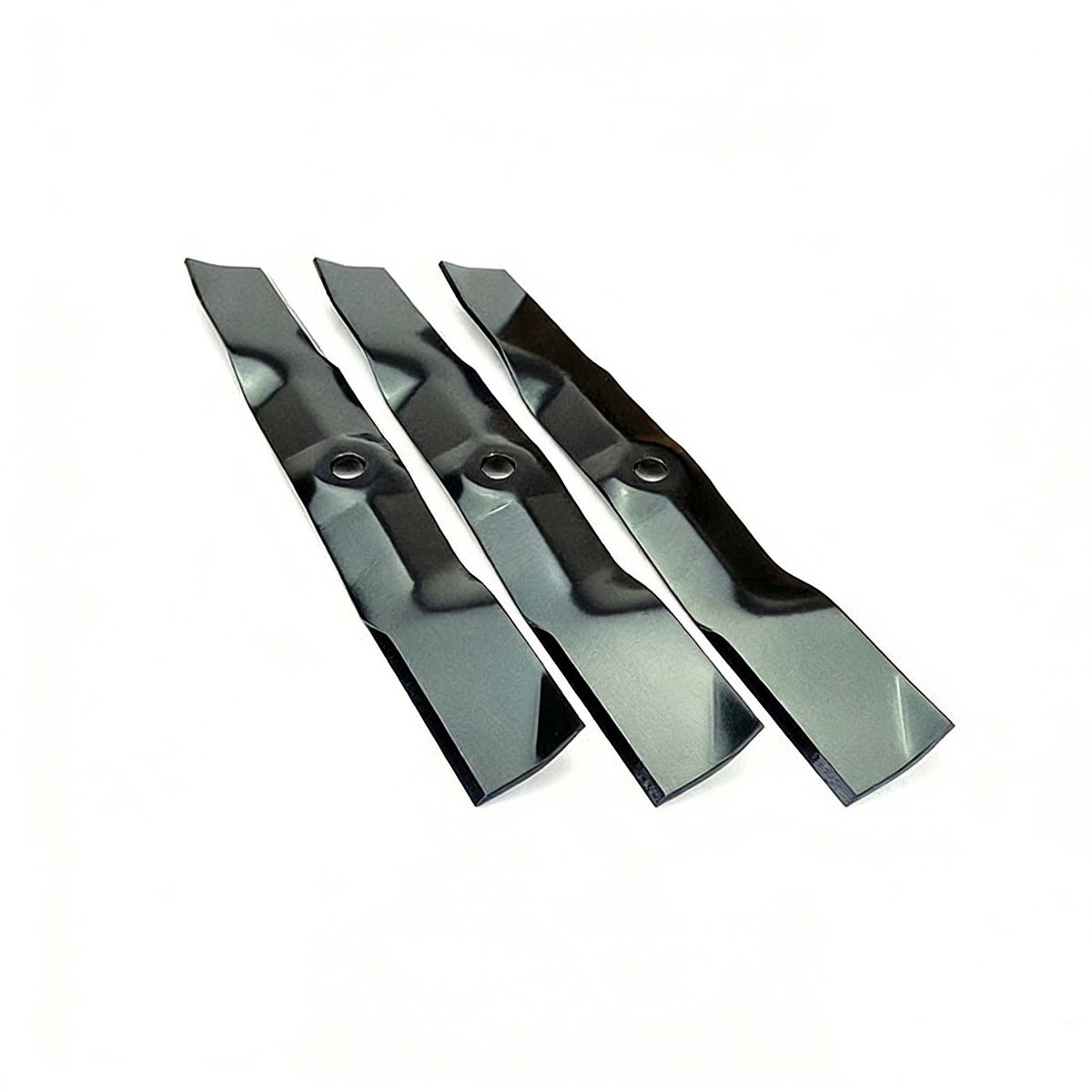 3 PCS Blade M143520 for John Deere Mower X485 X495 X500 X520 X530 X534 X540 - KUDUPARTS