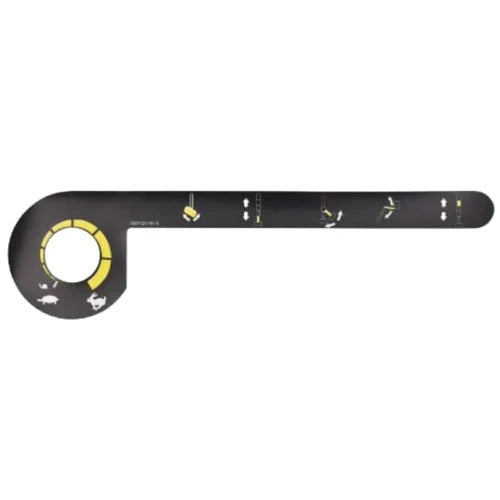 Lot de 3 autocollants de vitesse fonctionnels 1001125195 pour nacelles élévatrices JLG 340AJ, 1500SJ et 1850SJ