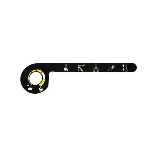3 PCS Function Speed Decal 1001125195 for JLG Boom Lift 340AJ 1500SJ 1850SJ - KUDUPARTS