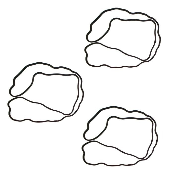 Joint de couvercle de culasse 1G911-14523, 3 pièces, pour moteur Kubota V1903 V2203 V2003 V2403