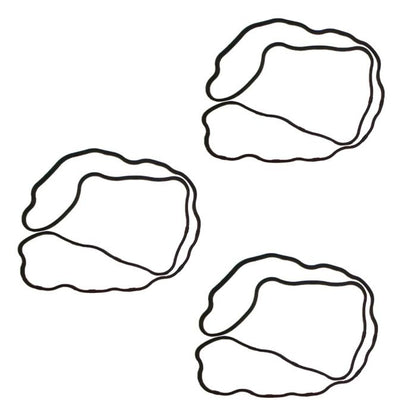 Joint de couvercle de culasse 1G911-14523, 3 pièces, pour moteur Kubota V1903 V2203 V2003 V2403