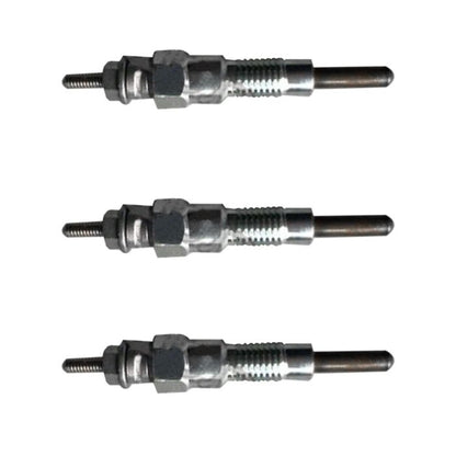 3 bujías incandescentes para inyector de combustible 6599047 para motor Kubota D750 Bobcat, minicargadora 220, 543, 553, 443, 453 y excavadora 320.