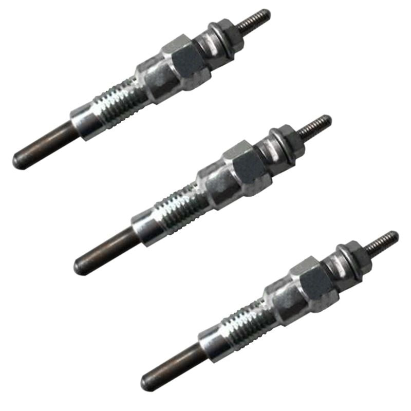 3 bujías incandescentes para inyector de combustible 6599047 para motor Kubota D750 Bobcat, minicargadora 220, 543, 553, 443, 453 y excavadora 320.