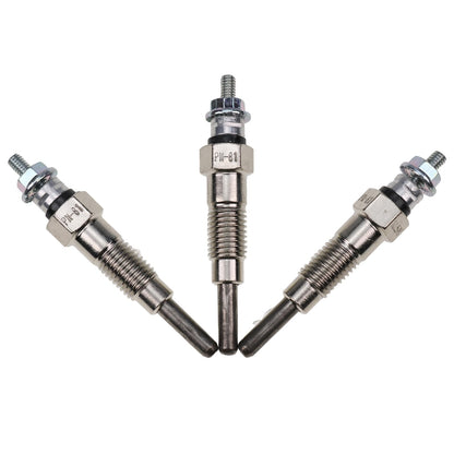 3 bujías incandescentes KB-15694-65510 y KB-15694-65512 para motor Kubota D600 y D640 de tractor cortacésped Cub Cadet 1772 y 1782