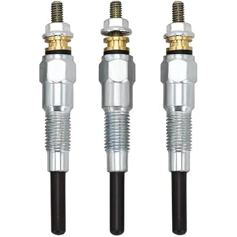 3Pcs Glow Plugs 16281-65510 for Kubota Engine D905 D1005 D1105 D1305