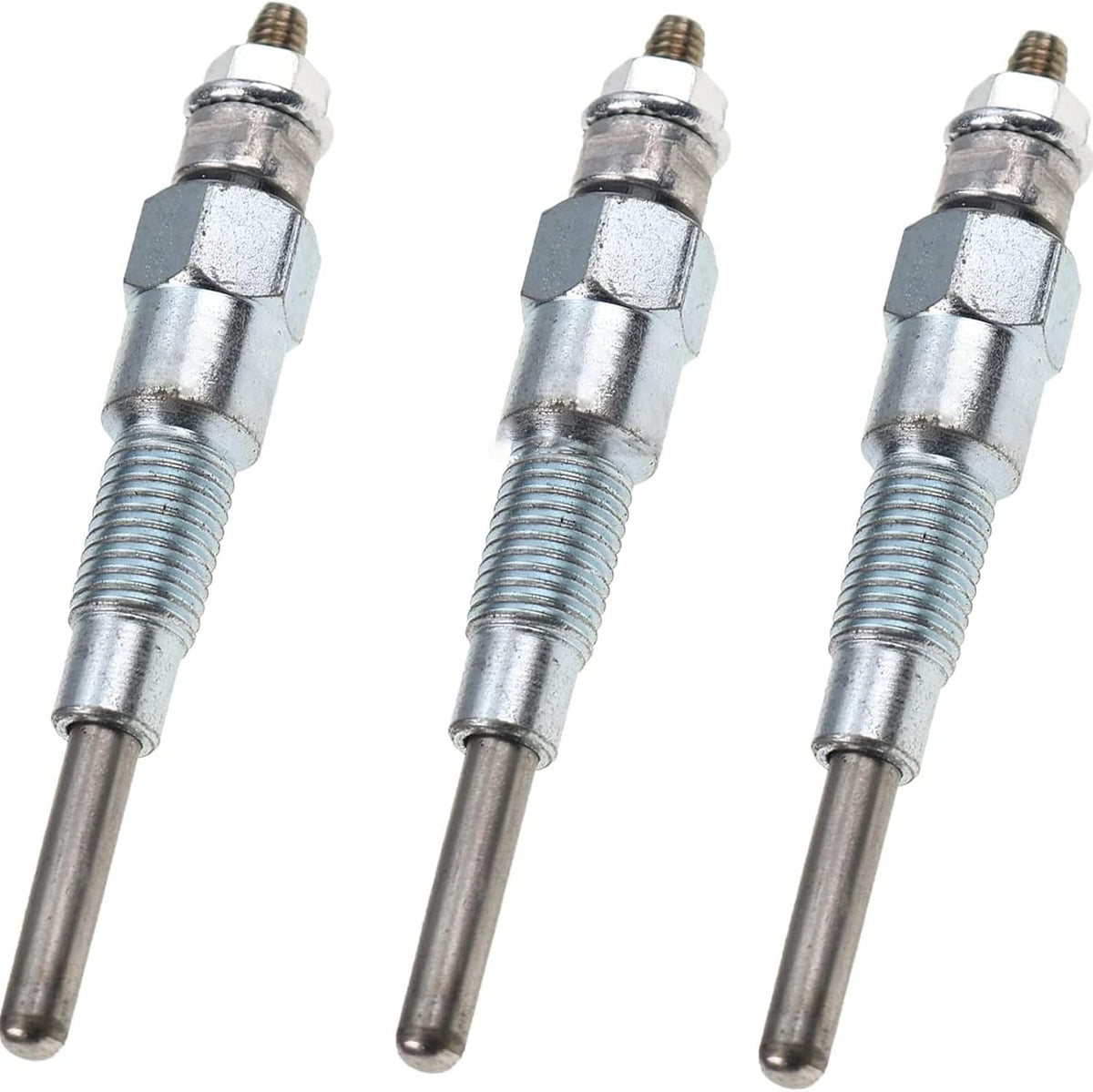 3Pcs Glow Plugs 16281-65510 for Kubota Engine D905 D1005 D1105 D1305 - KUDUPARTS