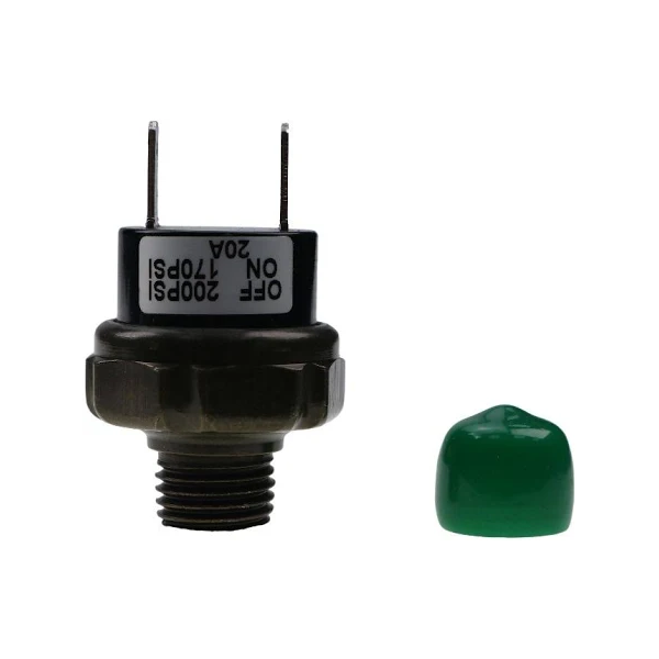 Lot de 3 vannes de pressostat d'air 12 V 170-200 PSI VXA7200 pour réservoir de compresseur de klaxon
