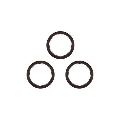 3 discos de embrague de 59 dientes D50040 para tractores CASE 350B, cargadores 480C, 580C, 580SE y carretillas elevadoras 584C, 585C y 586D