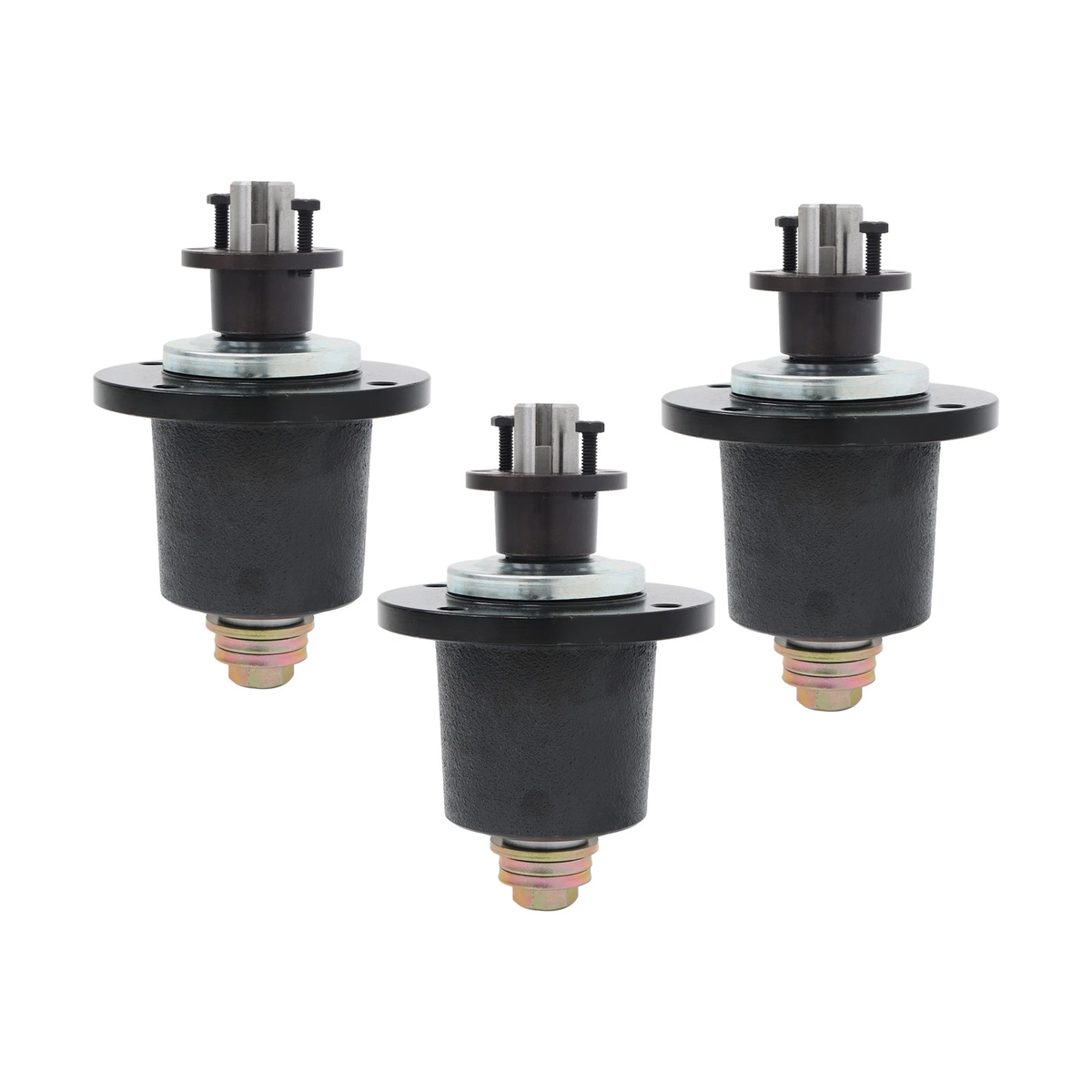 3 Pieces Deck Spindle 71460115 for Wright 48" 52" 61" Mower - KUDUPARTS