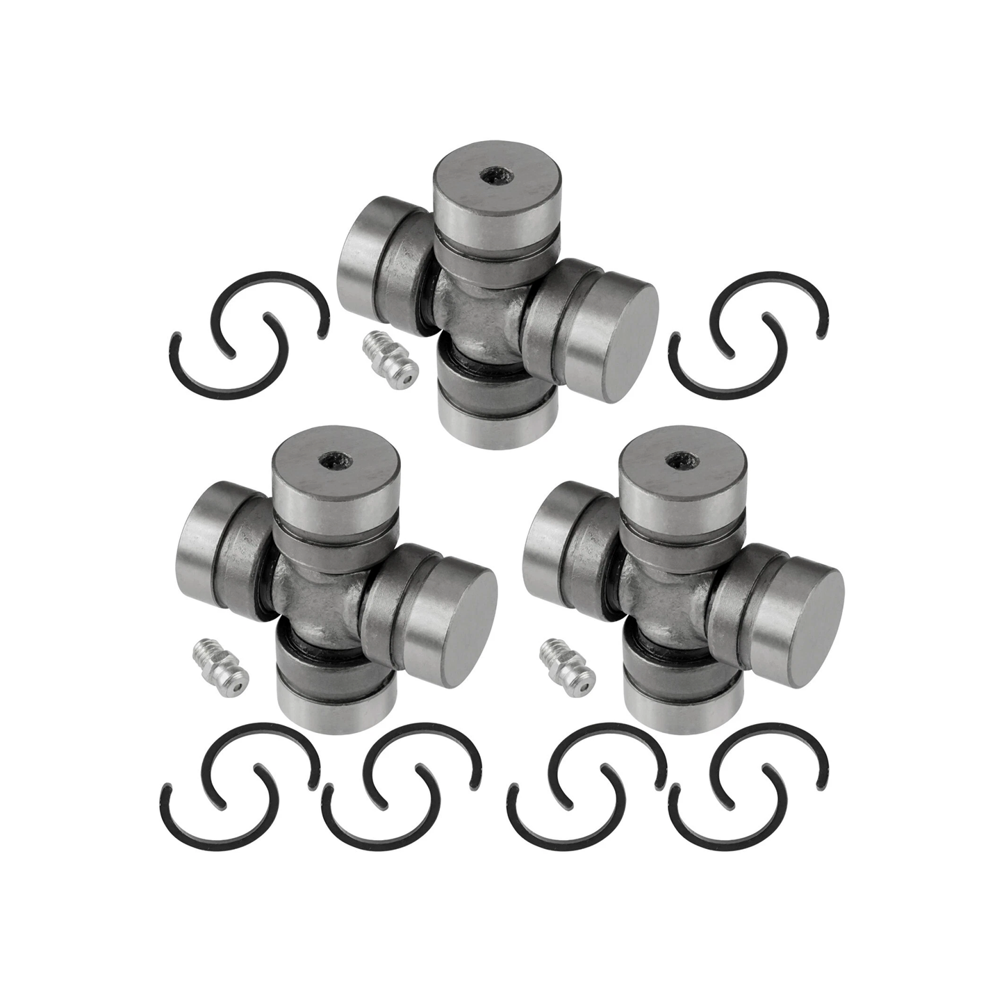 3 Pieces Front Drive Propeller Shaft U-Joint 49050-1075 for Kawasaki UTV KAF950 Mule KAF400 Mule