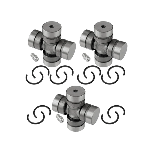 3 Pieces Front Drive Propeller Shaft U-Joint 49050-1075 for Kawasaki UTV KAF950 Mule KAF400 Mule - KUDUPARTS