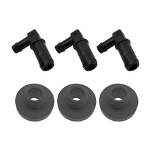 Kit de 3 pièces pour réservoir de carburant (tige et bague) 532139277 532003645 pour Husqvarna Craftsman AYP Poulan Pro Roper et Weed Eater