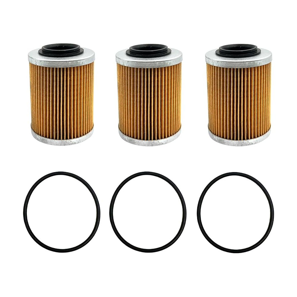 3 Pieces Oil Filter 420956123 for Can-Am UTV Maverick X3 Max Ryker 600 900 2017-2024