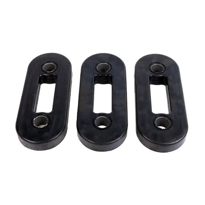 3 Pieces Rubber Shock Blocks 27351 for Western Fisher Mower Suburbanite Homesteader Plow