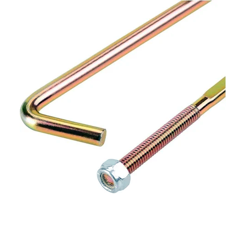 3 Piexes Battery Hold Down Rod J-Bolt Nut 11098G6 00571G2 602896 for EZGO Golf Cart RXV Electric 2008-up - KUDUPARTS