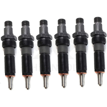 6 Pcs Fuel Injector 216-9786 for Caterpillar CAT Engine 3056E Loader 924G 928G 930G - KUDUPARTS