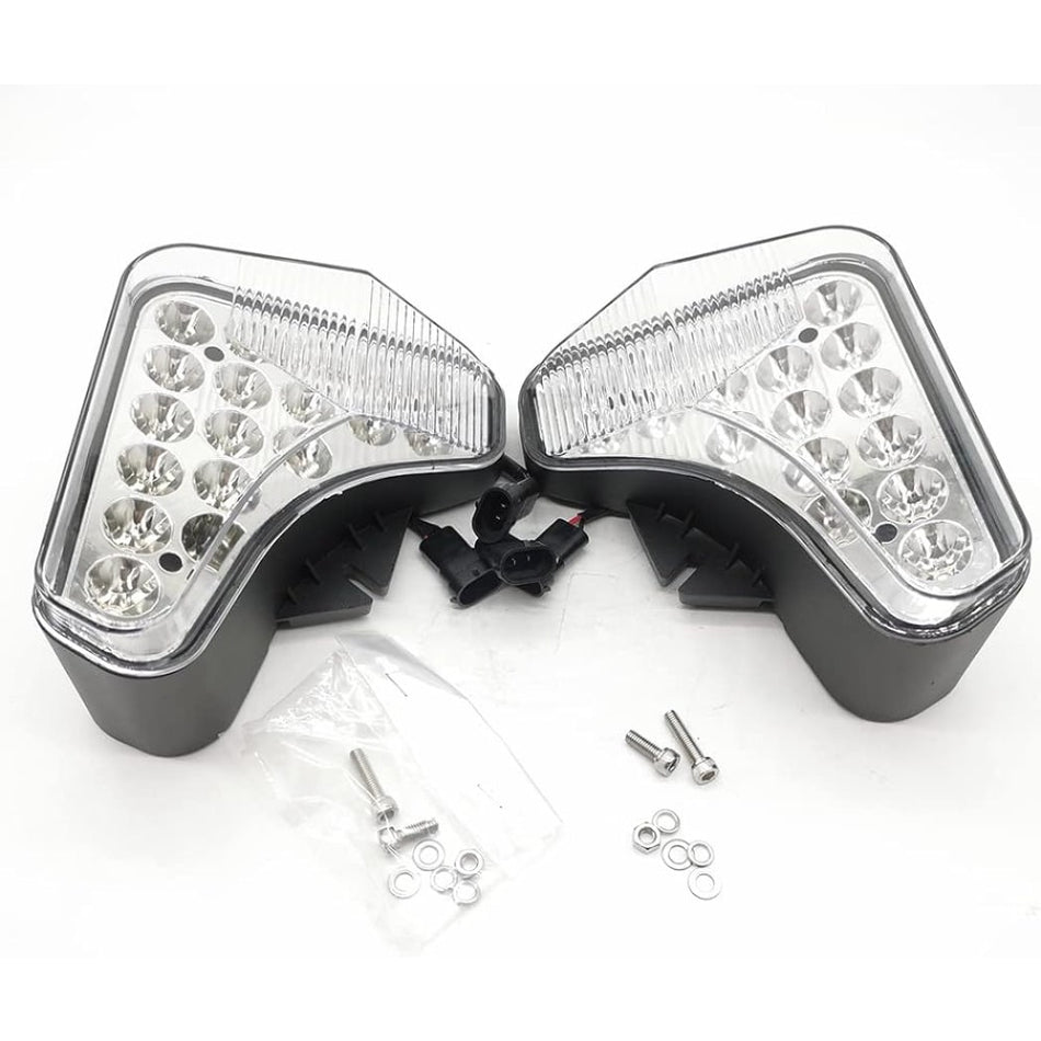 LED Headlight Kit 7251341 7251340 Compatible with Bobcat A770 S450 S510 S530 S550 S570 S590 S595 S630 S650 S740 S750 S770 S850 T450 T550 T590 T595 T630 T650 T740 T750 T770 T870 - KUDUPARTS