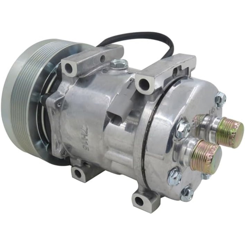 SD7H15-SHD A/C Compressor 84279787 for New Holland CR6090 CR7090 CR8080 CR8090 CR9090 CX8070 CX8080 CX8090 - KUDUPARTS