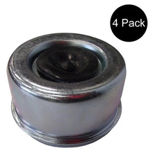OD 2.72" 4 Pcs Grease Cap With Rubber Plug 21-43-1 for Trailer Axles E-Z Lube Spindle
