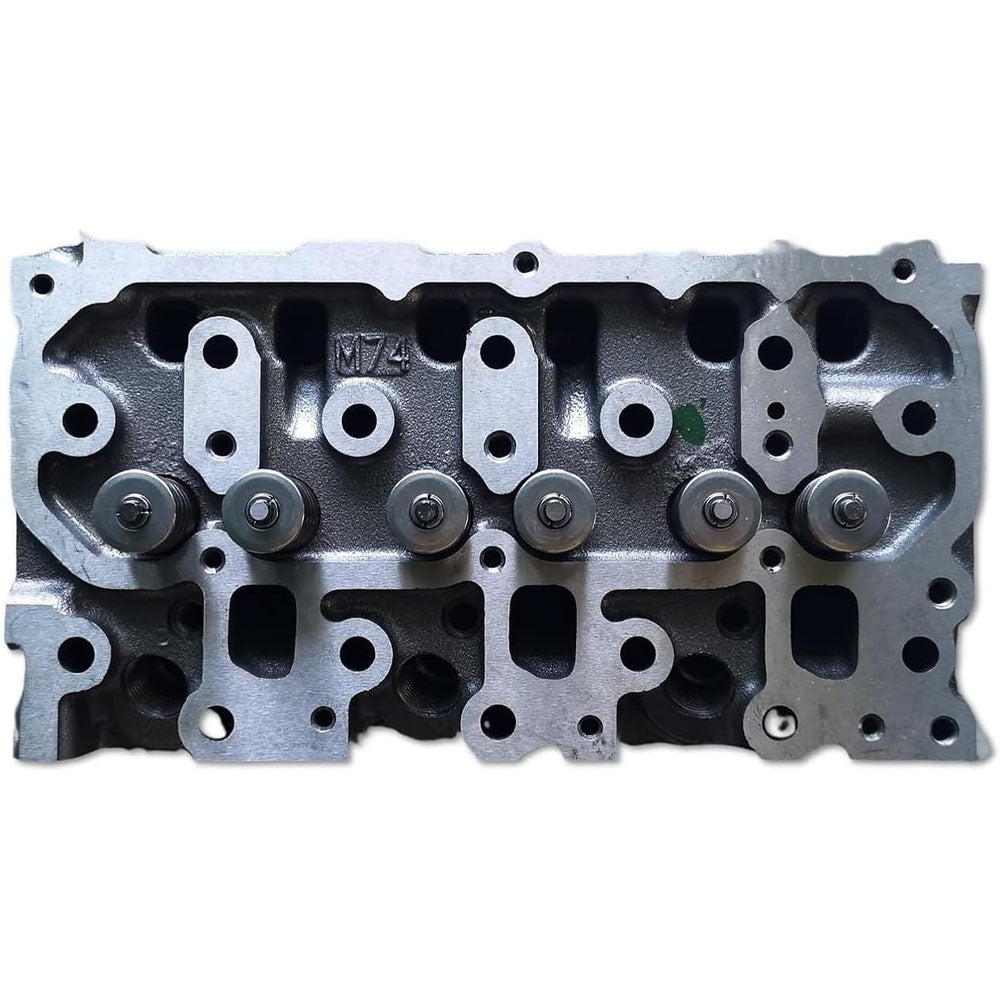 Cylinder Head+1 Set Full Gasket Kit 3TNM74 Compatible with Yanmar Engine SCT1 SA221 Tractor 3TNM74F-SAKV Engine Mini Excavator Generator 3TNM74 for John Deere Engine - KUDUPARTS