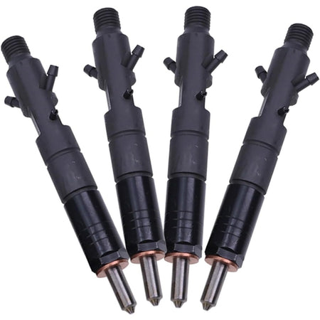 4Pcs Fuel Injector 236-5707 for Caterpillar CAT Engine 3054C Vibratory Compactor CB-534D CB-534DXW - KUDUPARTS