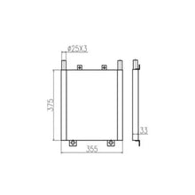 Enfriador de aceite hidráulico para Kubota KX155 KX163 KX165